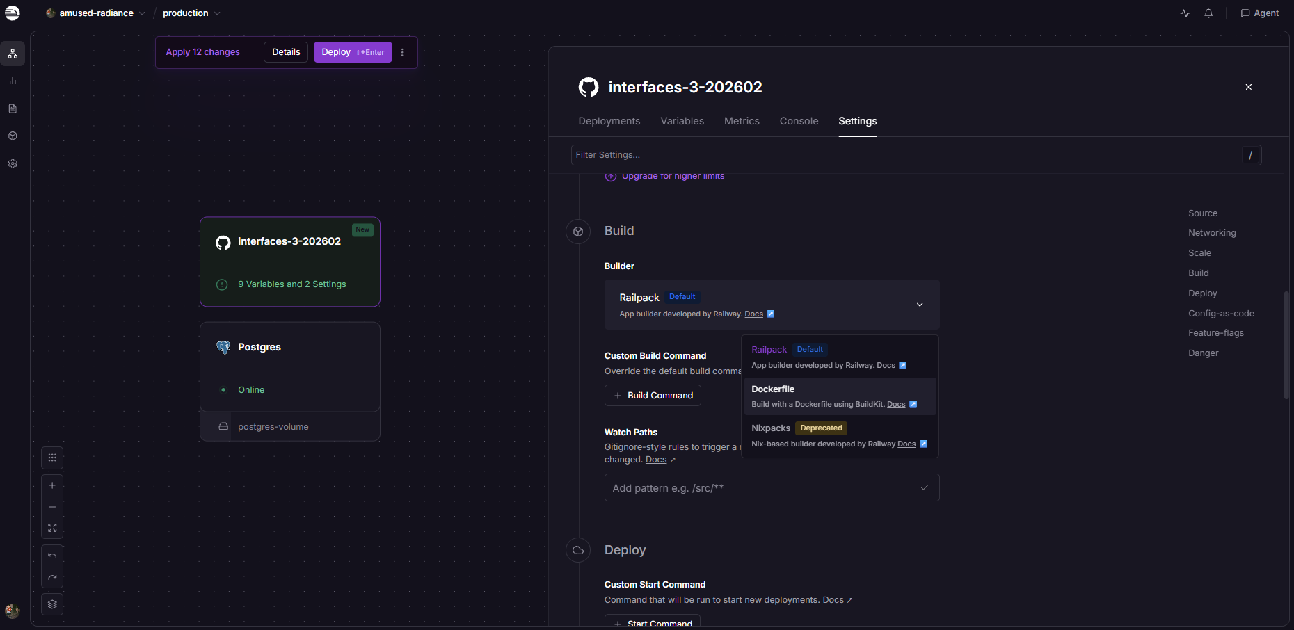 Configurar Builder a Dockerfile