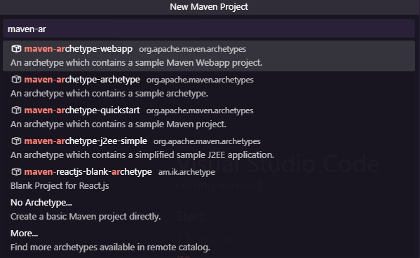 Creating a Java project in VS Code